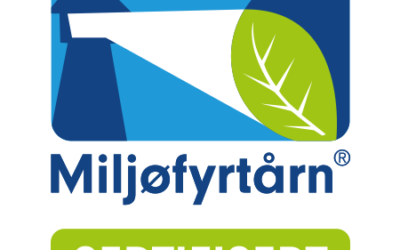 Vi er sertifisert som Miljøfyrtårnbedrift